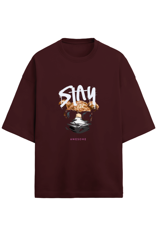 Stay Awesome Oversize Tee