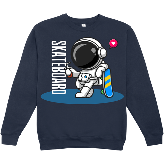 Astronaut Skateboard Sweatshirt