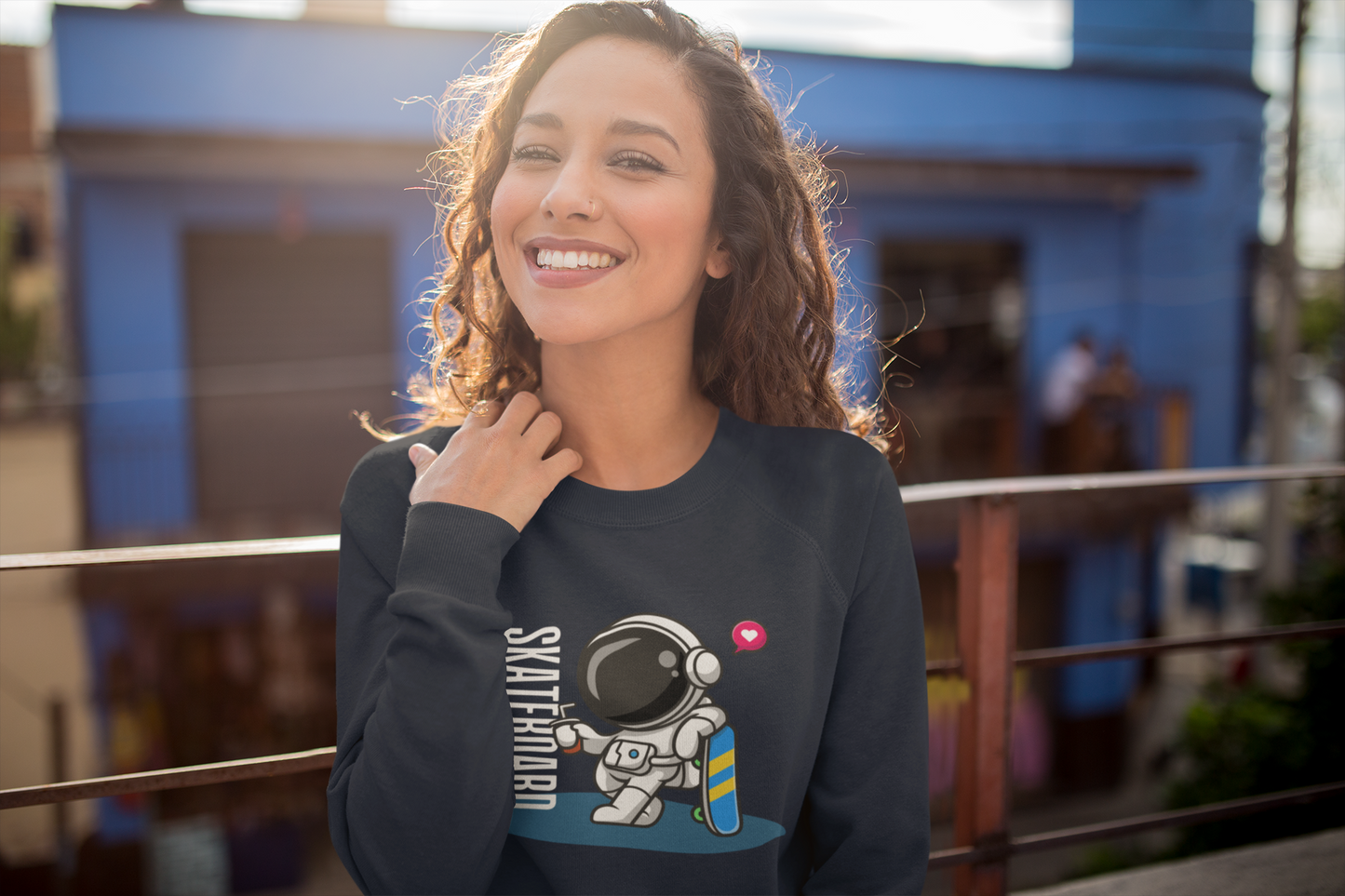 Astronaut Skateboard Sweatshirt